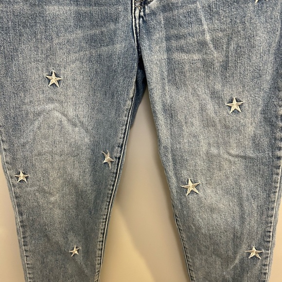 Pistola Embroidered Star Straight leg Jean size 27 EUC N0557 - Picture 4 of 9